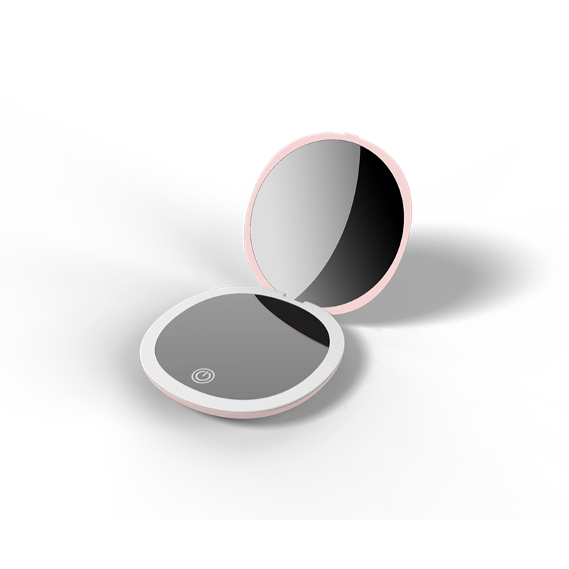 RM342 Specchio compatto per trucco mini tascabile con luci a LED portatili portatili