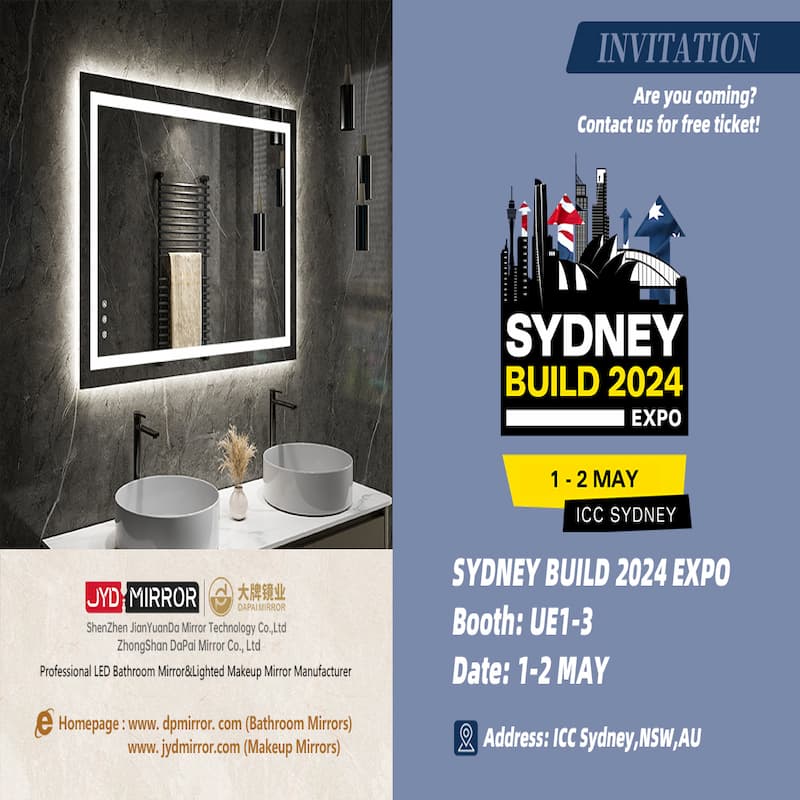 Innovazione svelata: JYD Mirror presenta specchi all'avanguardia alla prossima Sydney Building Materials Expo